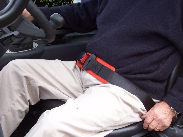 Springbelt - ensuring forklfit operators belt up