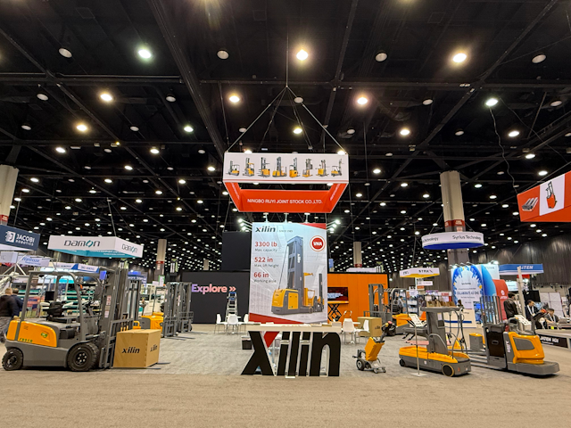 With it's ample real estate the xilin stand had quite the presence at ProMat 2025.