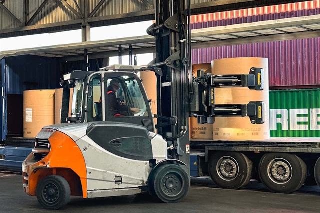 stabau's new paper roll clamp
