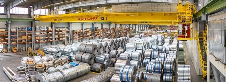 Konecranes coil handling crane in Austria