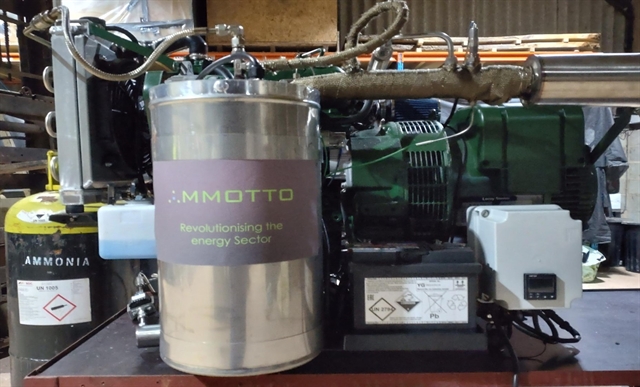 Patent awarded for ammonia engine