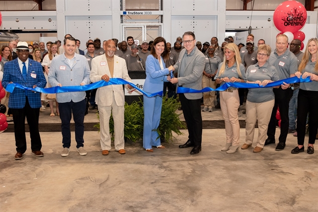 The ribbon cutting ceremony at the Sumter facility