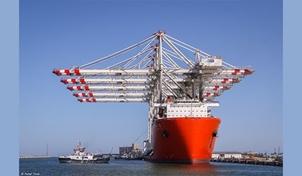 New Egypt port receives STS cranes
