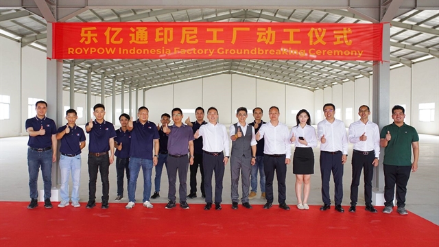 RoyPow's team celebrates progress on its Indonesian site
