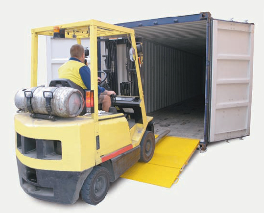 Ground Level Container Access Ramps