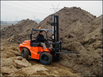 Mecano's rough terrain Mast Explorer