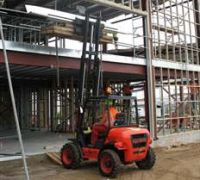 Tough forklifts trim down