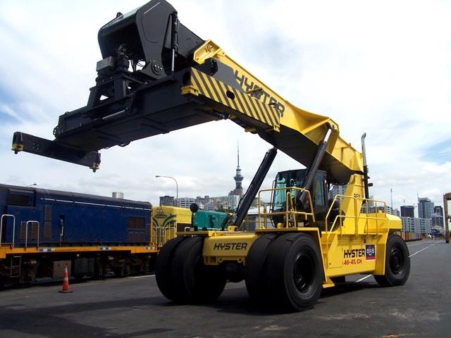 New Zealand's biggest reach stacker