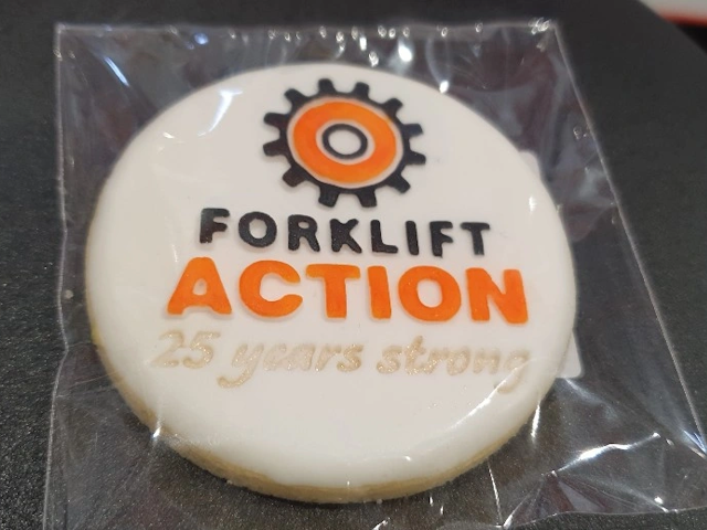A very special cookie to celebrate our very special 25-year anniversary milestone!