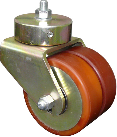 Stabilising castor for AGVs with twin VULKOLLAN® wheels 150 x 50, load capacity: 1.000 kg