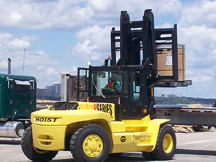 Hoist Liftruck's heavy-duty pneumatic forklift