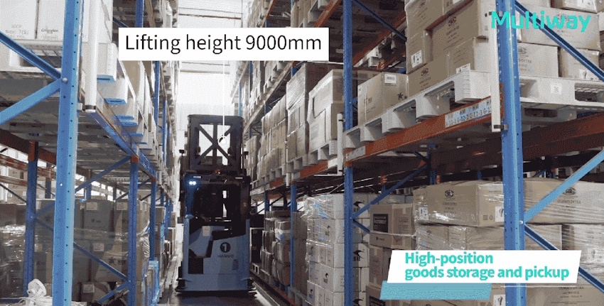 High-stack model such as the K16 lift up to nine meters with repeatable precision.