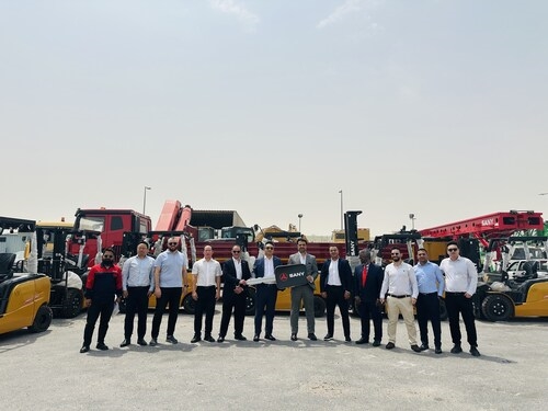 Sany delivers 40 forklifts to Qatar