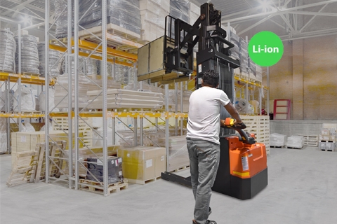 New PSR30 Walkie Reach Truck with Moon Walking Technology from Noblelift