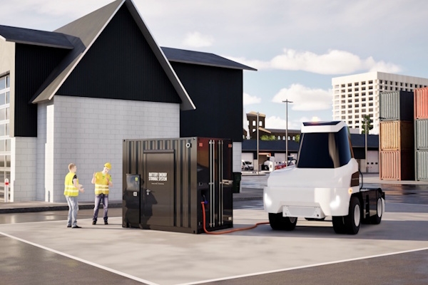 Volvo Penta's Battery Energy Storage System (BESS) for Materials Handling