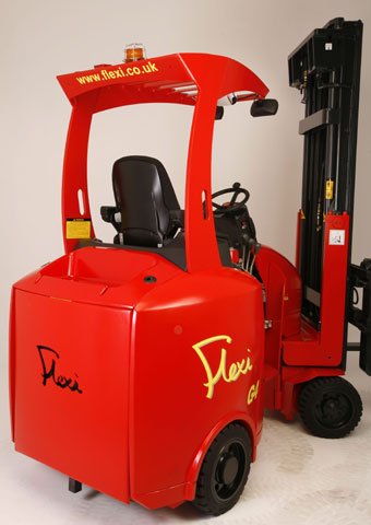 Narrow Aisle's Flexi forklift