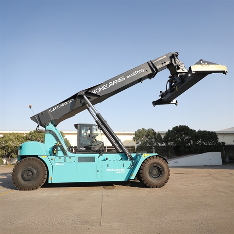 Konecranes launches electric reachstacker