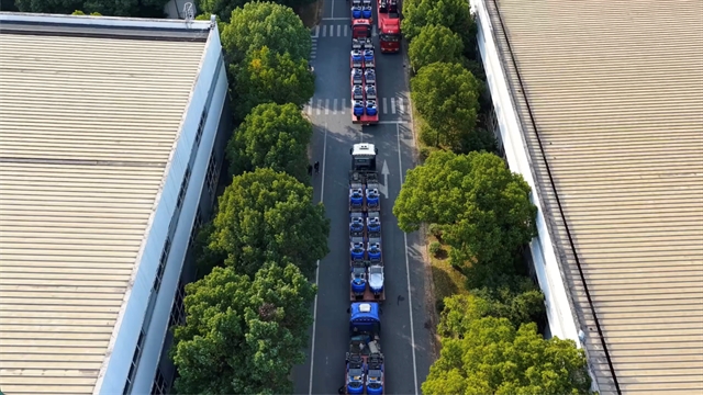 Hangcha completes record delivery for 108 hydrogen-fuelled forklifts