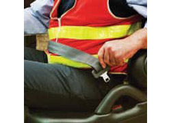 Seatbelts are required where there is roll-over danger