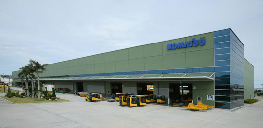 The new Komatsu factory in Thailand