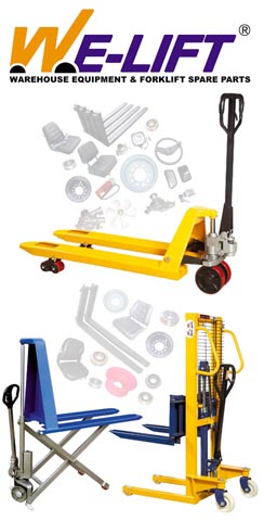 WE-LIFT offers the best prices for warehouse equipment & forklift parts for worldwide customers!