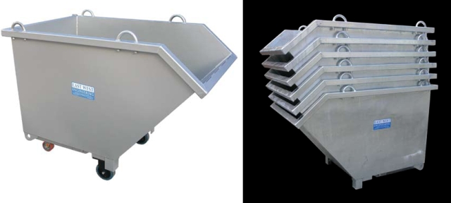 Type CSD Tipping Bin. Click to view the larger image