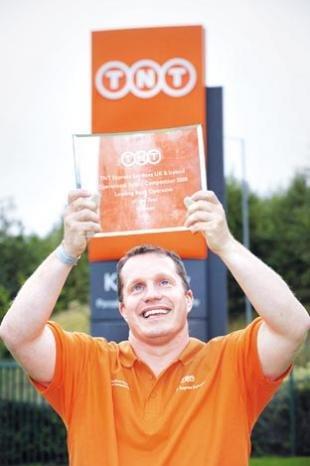 Steve Price, winner of TNT's Loading Bay Operative award