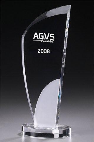 The AGVS Award trophy presented to Rocla