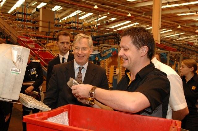 Team Leader Tony Barker with The Duke