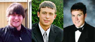 Retzlaff, Gumbert and Lynch (l-r)