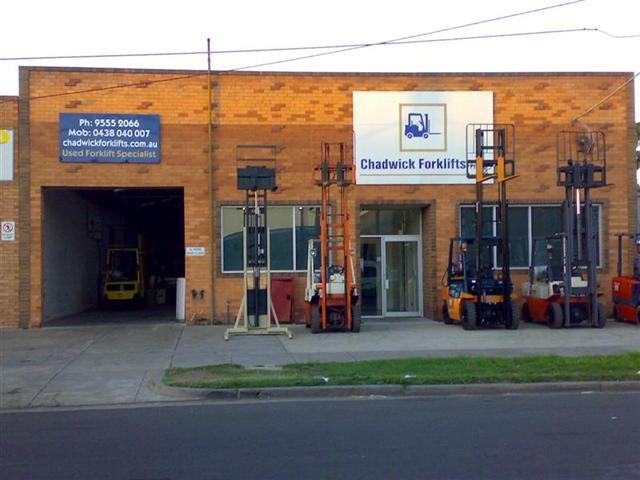 Chadwick's Moorabbin premises boasts a wide range of forklifts.