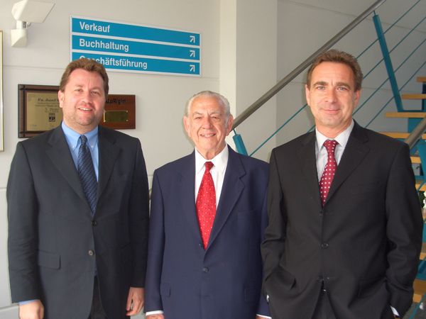 Alexander Siegl, Josef Siegl senior, and Josef Siegl junior