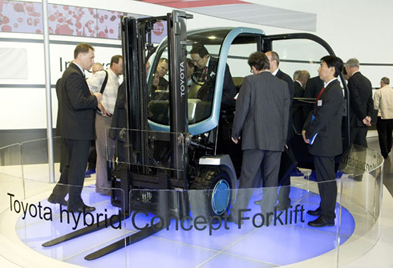 Toyota's hybrid caused a stir at CeMAT