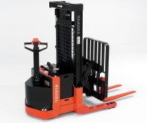 TOYOTA ADDS ELECTRIC WALKIE STACKERS