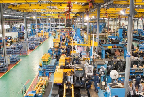 Hyundai's production facility in Ulsan.