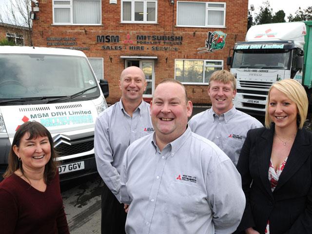 (L to R) Christine Waring, Kevin Ratcliffe, Alan Barnes, Dean Tandy and Danielle Oliver.
