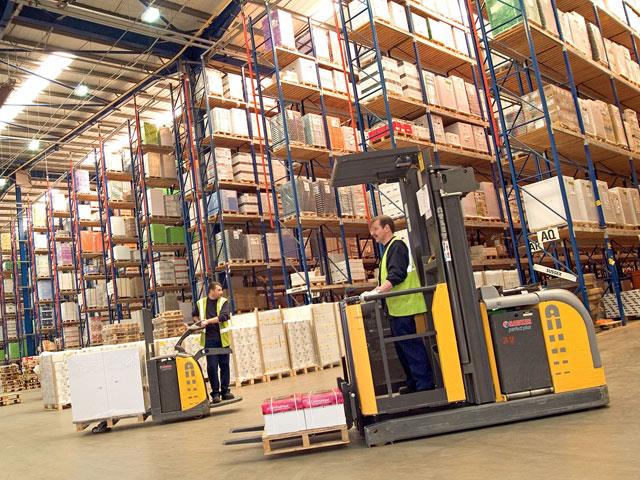 Atlet is one of European paper supplier Antalis's forklift suppliers.
