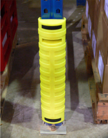 RackDeflektor Fits All Major Pallet Racking Uprights