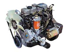 A D427 diesel engine from a Daewoo forklift.