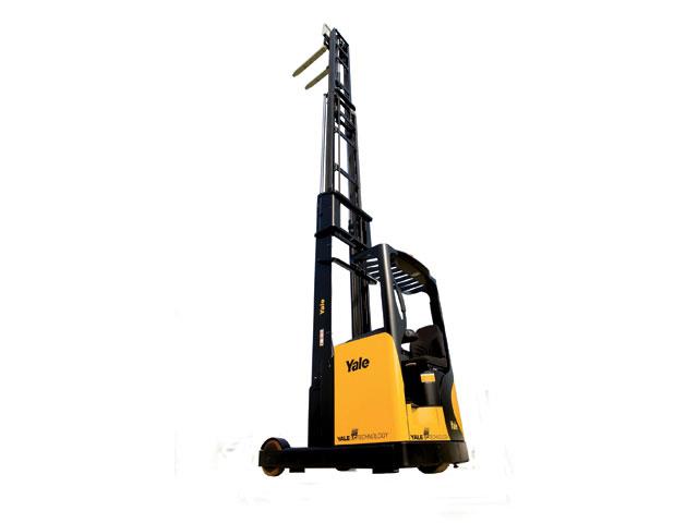 New heavy duty mast for Yale MR16-20 Series reach truck gives 12 metres pick height.