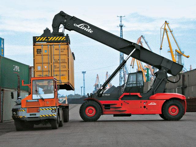 Linde C4531 TL5 reach stacker