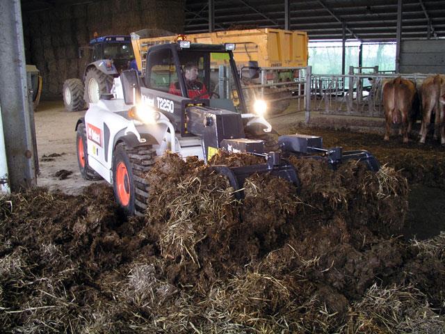 The Bobcat T2250 telehandler is