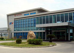 Toyota Industry (Kunshan) Co Ltd in southeast Jiangsu, China.