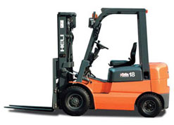 An internal combustion Heli forklift