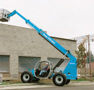 A Genie telehandler.