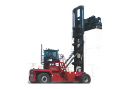 A Taylor THDC-975 laden container handler.