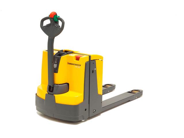 The EJE 120 electric walkie truck