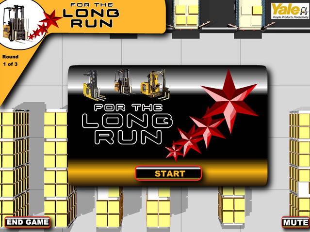 Yale's free online game to promote forklift safety.