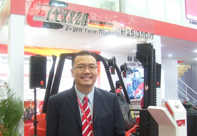 Linde China's marketing director Tee Seng Chuan