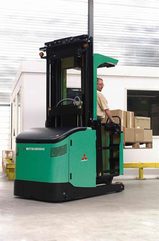 A Mitsubishi order picker